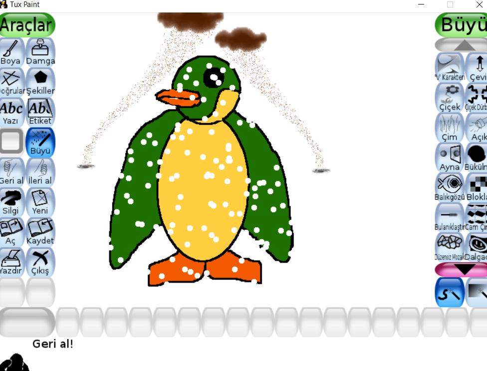 Прикладное приложение для создания презентаций tux paint