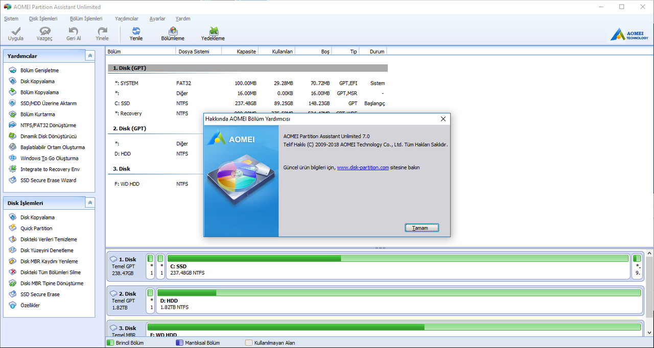 AOMEI Partition Assistant 8.4 | Full