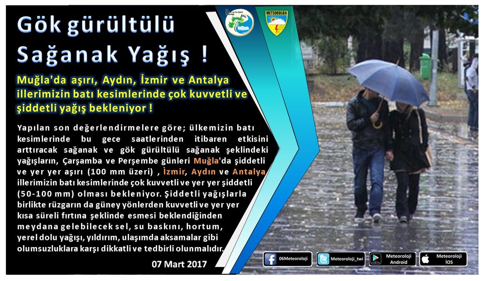 M0y0ok Muğla, Aydın, İzmir ve Antalya'da Şiddetli Yağış ! Haberler  