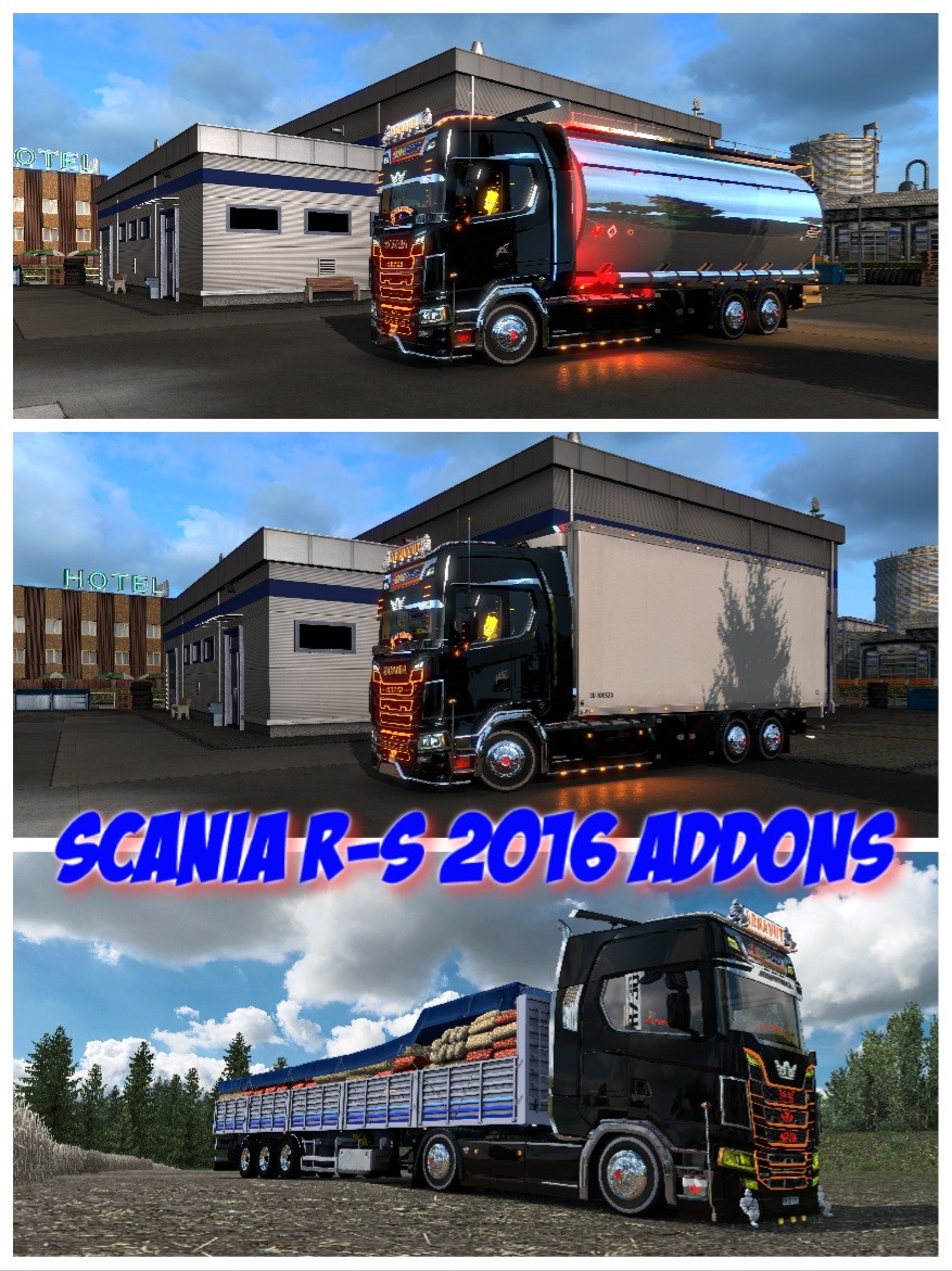 Scania R-S Addons v5.8 (1.42.x) for ETS2