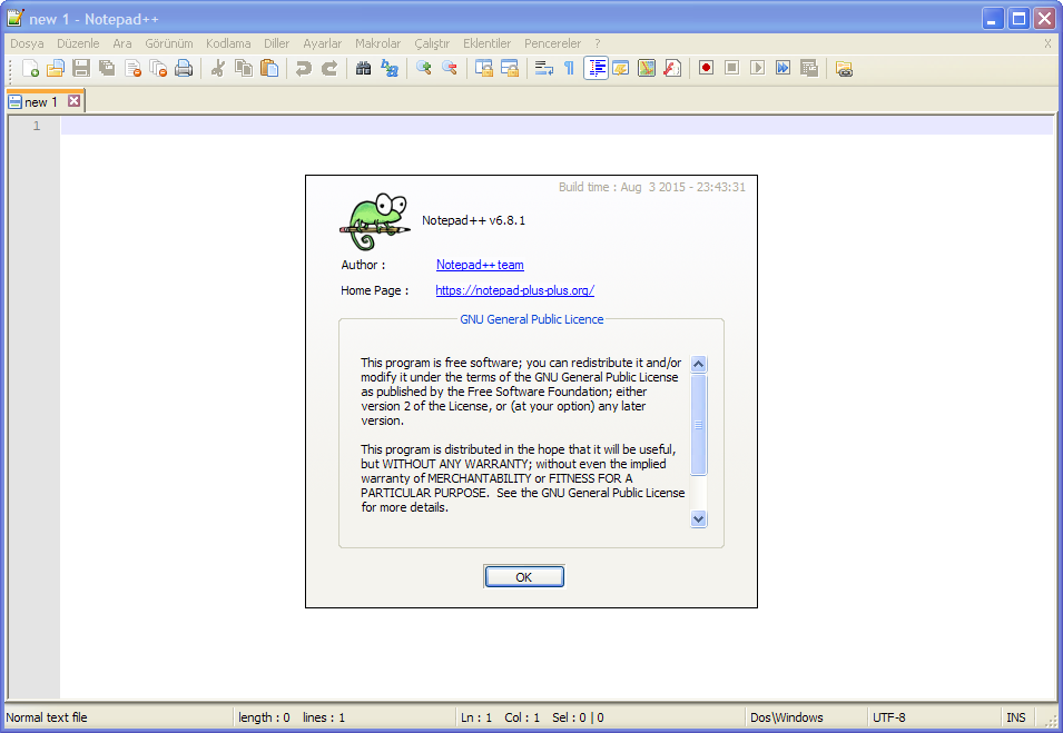 Notepad++ 6.8.1 Final | Katılımsız