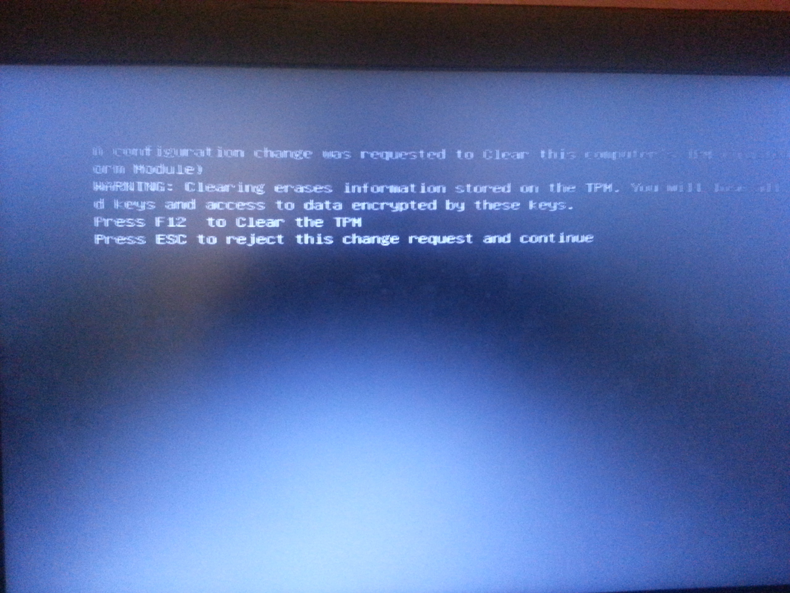 Clear this computer tpm. Ошибка a configuration change was requested to Clear this Computer TPM. Clear TPM Keys.