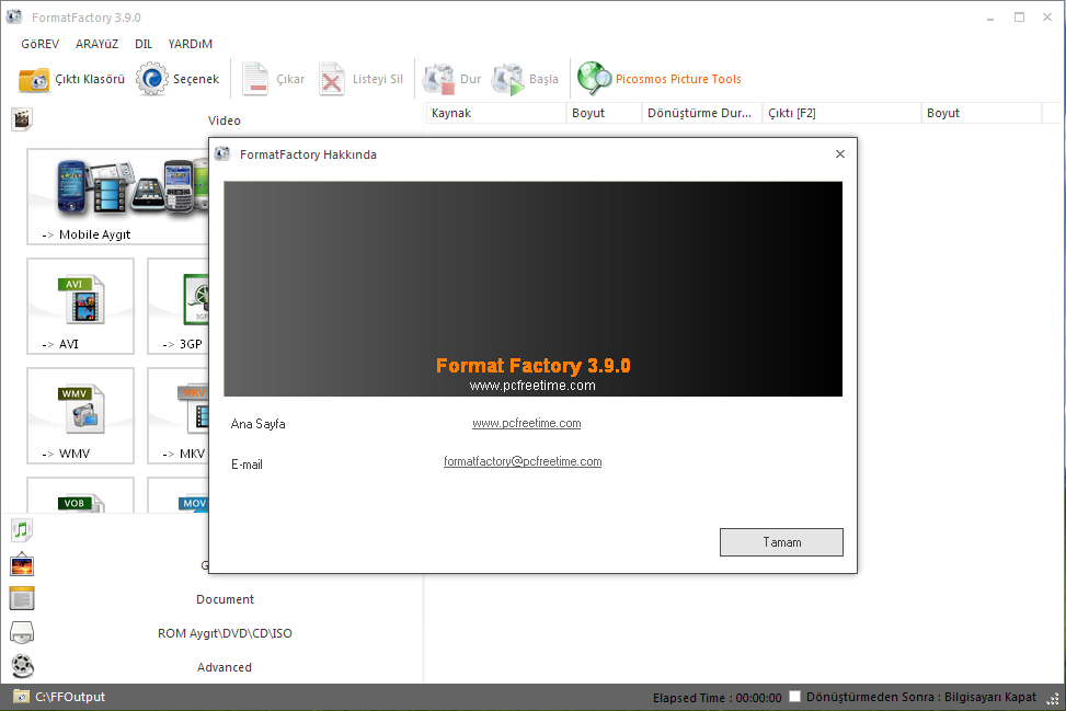 FormatFactory 3.9.0.1 Final | Katılımsız