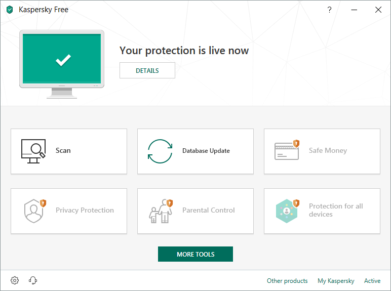 Kaspersky Free Antivirus 19.0.0.1088 | Katılımsız