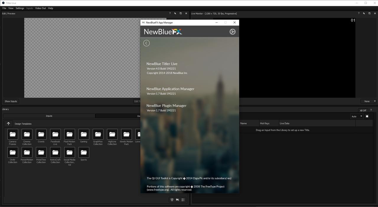 NewBlueFX: Titler Live 4 Complete 4.0.190919 | Full