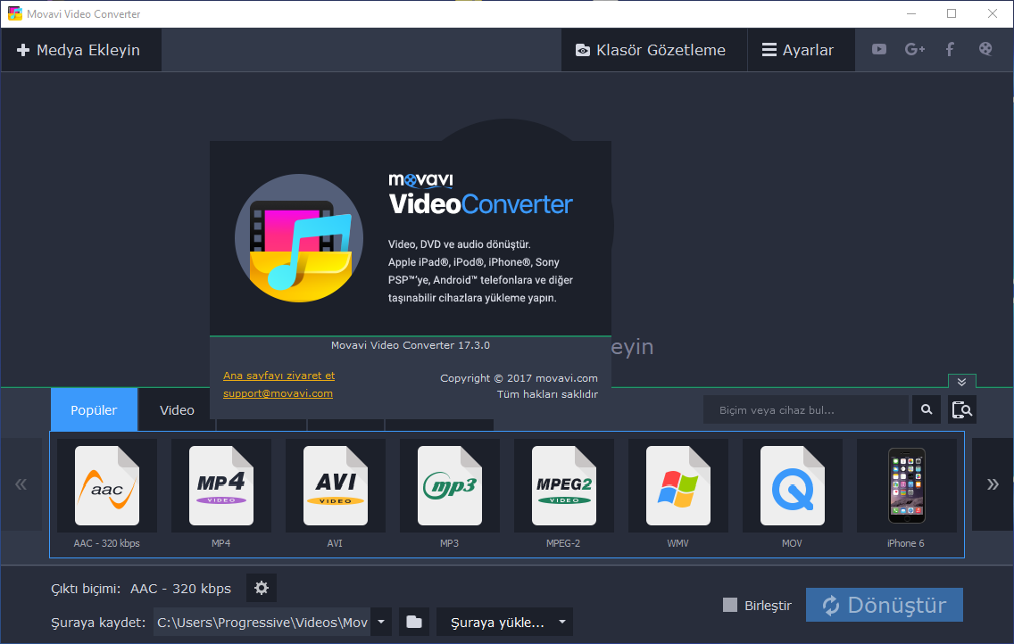 Movavi Video Converter 17.3.0 | Katılımsız