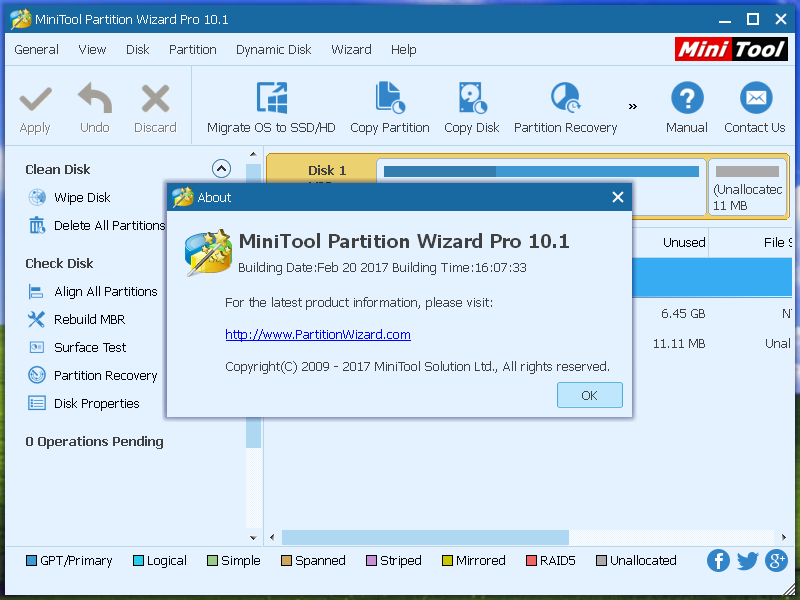 MiniTool Partition Wizard Pro 10.1 | Katılımsız