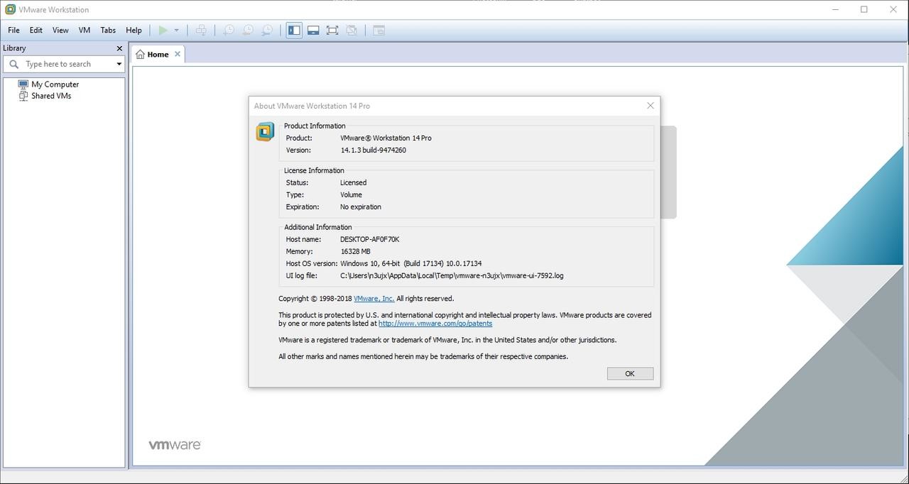 VMware: Workstation Pro 15.5.0 Build 14665864 (x64) | Full