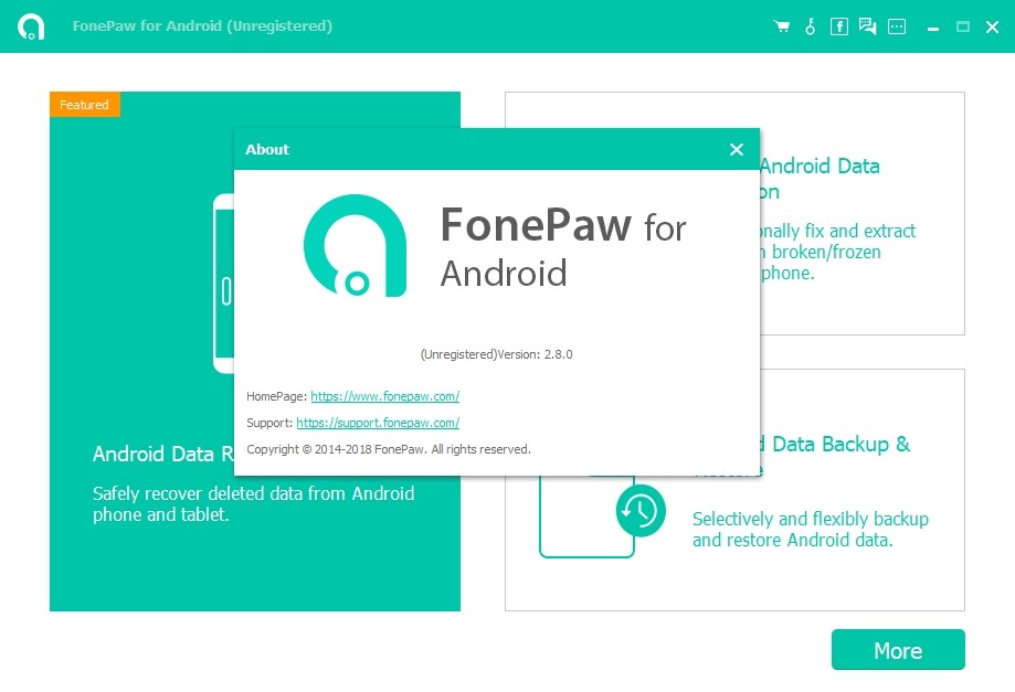 FonePaw Android Data Recovery 5.7.0 download the new version