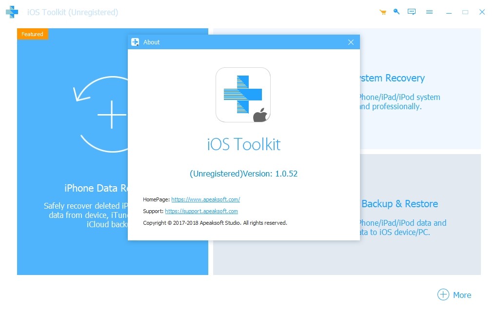 Apeaksoft: iOS Toolkit 1.0.72 | Full