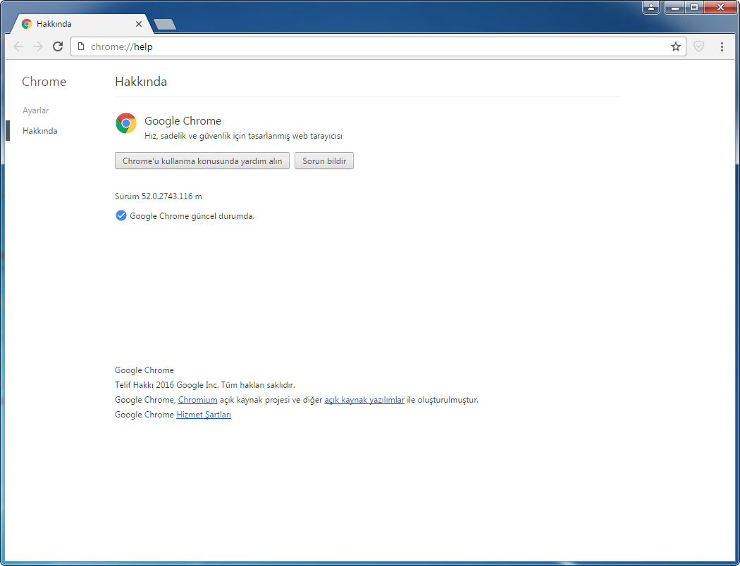 Google Chrome 52.0.2743.116 Final | AdGuard | Katılımsız