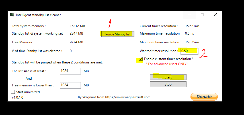 Таймер резолюшен. Intelligent Standby list Cleaner таблица памяти. Intelligent Standby list Cleaner ISLC настройка. Неровное число в Set timer Resolution.