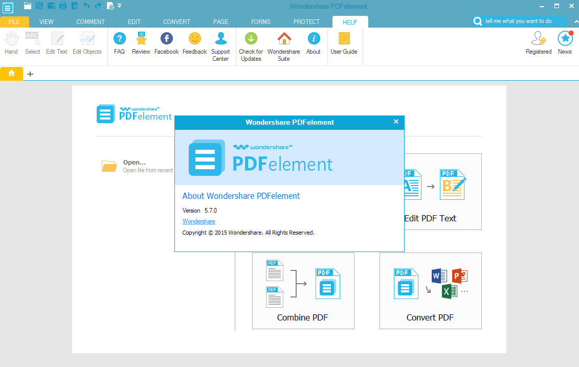 Wondershare PDFelement 5.7.0.3 | Katılımsız