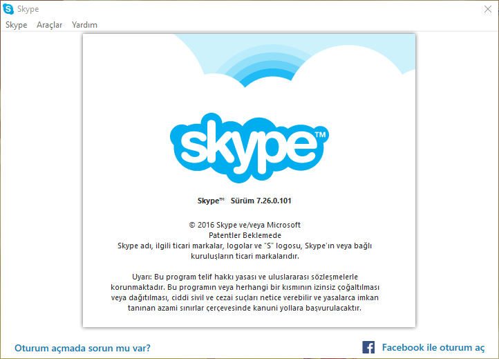 Skype 7.26.0.101 Final | Katılımsız