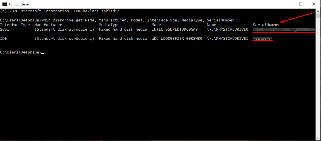 Wmic diskdrive. Wmic diskdrive get model. Команда wmic diskdrive get SERIALNUMBER. Wmic diskdrive get pid vid.