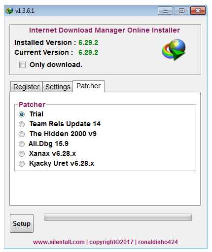 internet manager 6.29 build 2