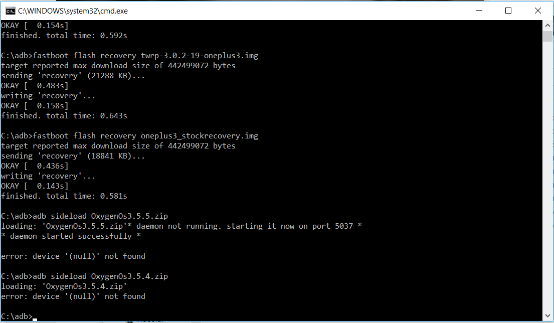 Device Null Not Found – How to Fix ADB Devices Not Showing in Windows ...