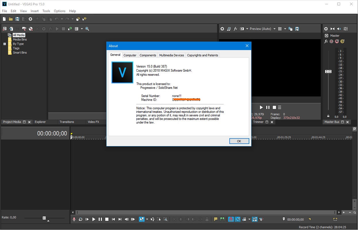 MAGIX VEGAS Pro 16.0 Build 261 (x64) | Katılımsız