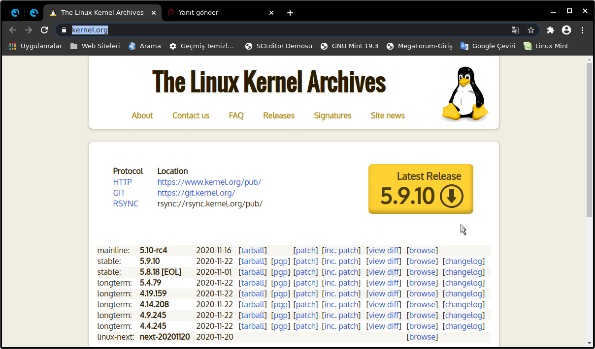 Kernel org