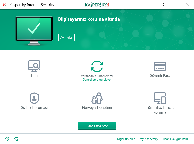 Kaspersky Internet Security 17.0.0.611 TR | Katılımsız