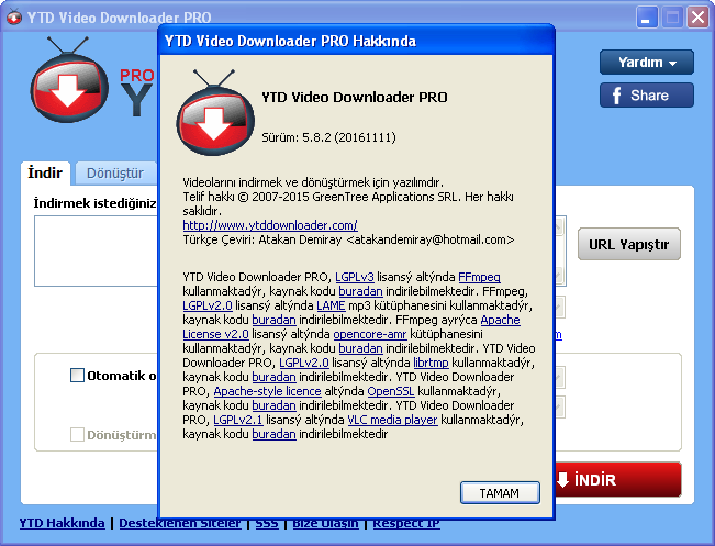 YouTube Downloader (YTD) Pro 5.8.2.0 | Katılımsız