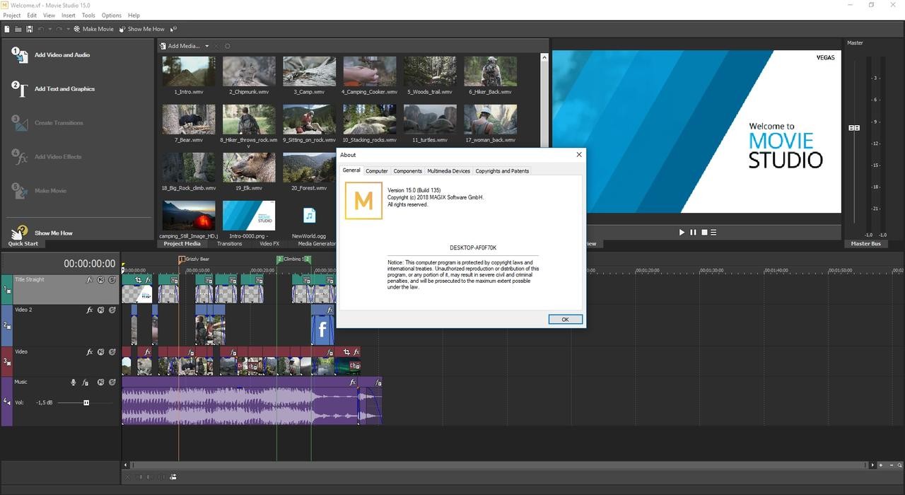 MAGIX: Movie Studio Platinum 16.0.0 Build 142 (x64) | Full