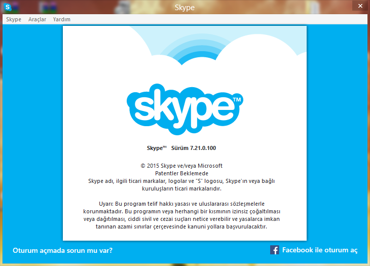 Skype 7.21.0.100 Final | Katılımsız