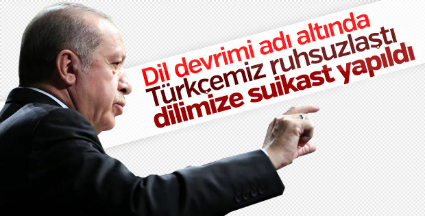 Cumhurbaşkanı Erdoğan