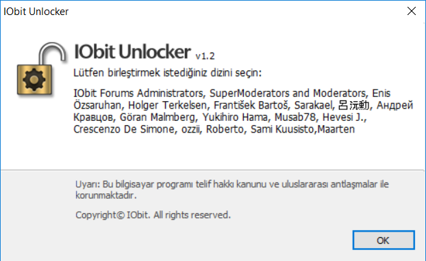 IObit Unlocker 1.2.0.3 | Katılımsız