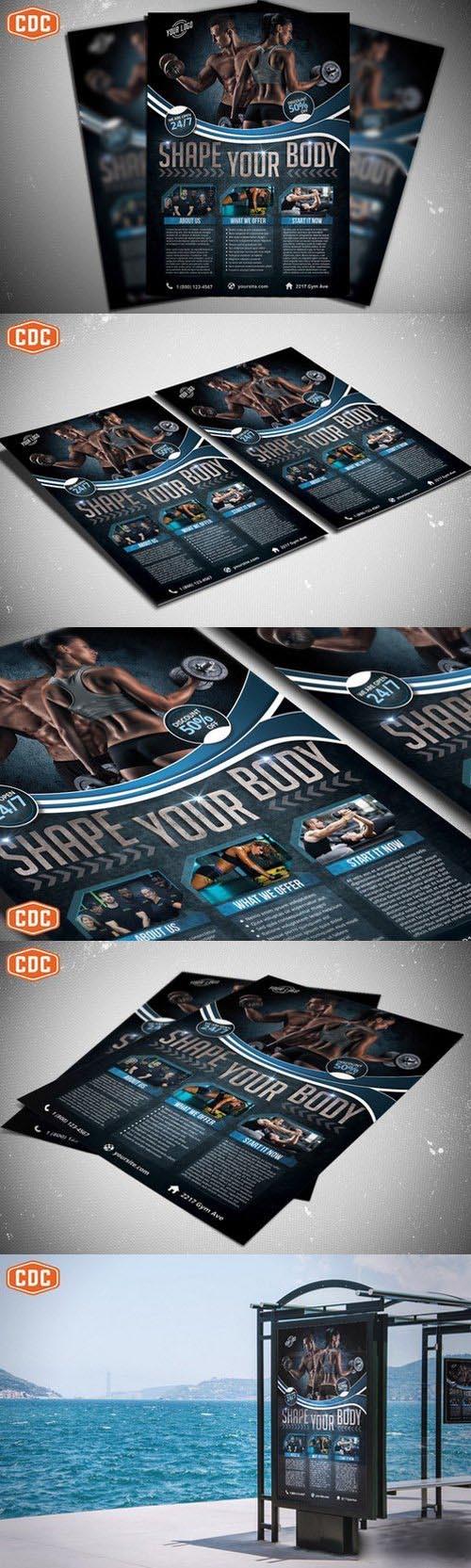 Gym & Fitness Flyer Psd Template