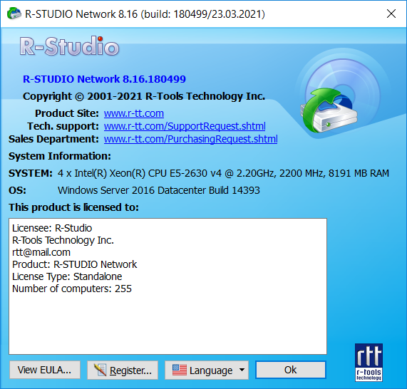 R-Studio Network 9.1 Build 191061 | Katılımsız