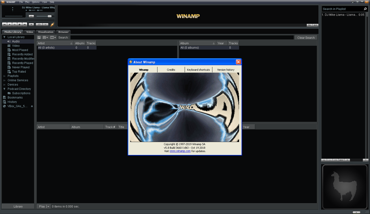 Winamp 5.9.0 Build 9999 RC3 | Katılımsız