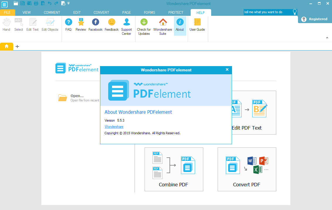 Wondershare PDFelement 5.5.3.5 | Katılımsız