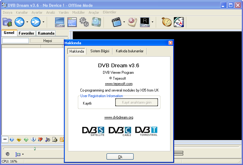 DVBDream 3.6 Final | Katılımsız