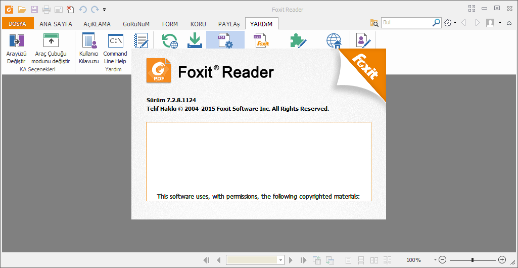 Foxit Reader 7.2.8.1124 Final | Katılımsız