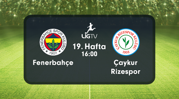 Fenerbahçe - Ç.Rizespor 19.Hafta (24.01.2016) | HDTV 720p | Full Maç - VKRG