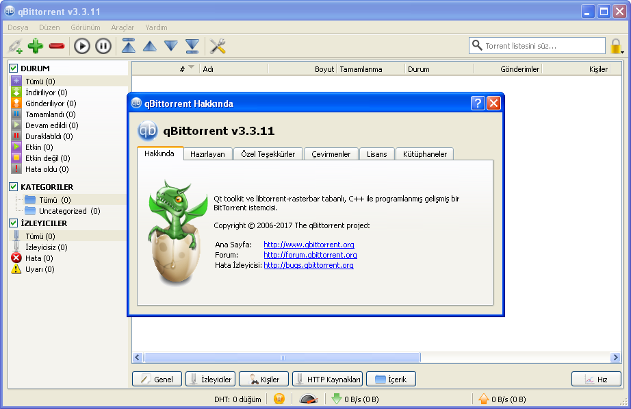 qBittorrent 3.3.12 Final | Katılımsız