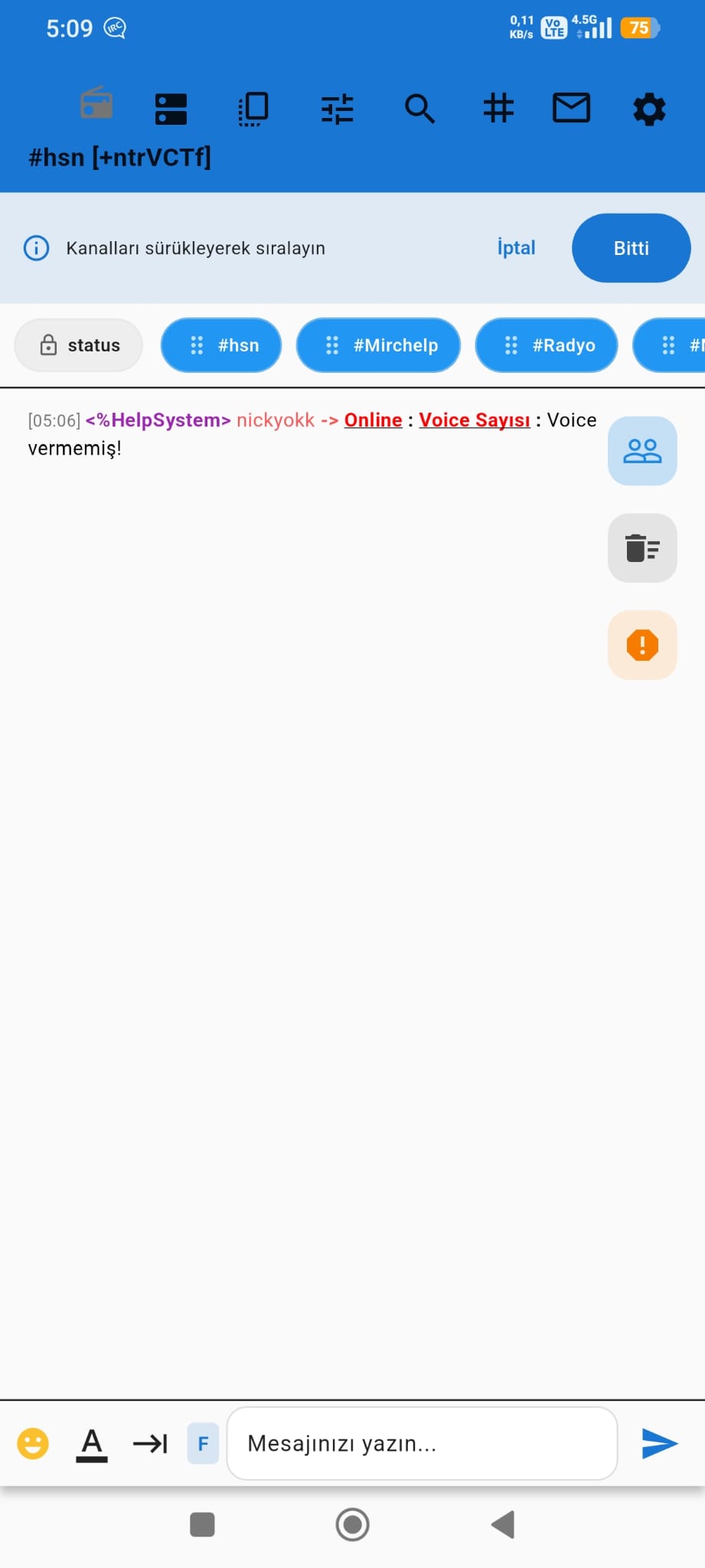 Mobil IRC Script PRO
