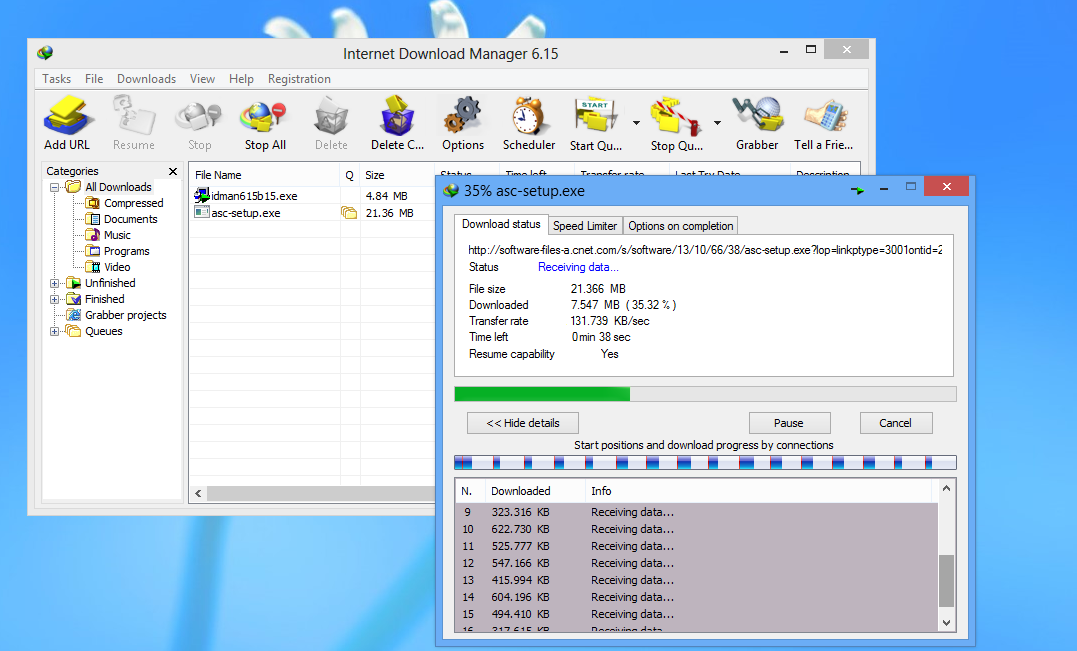 Internet Download Manager 6.27.3 Katılımsız Türkçe Full İndir