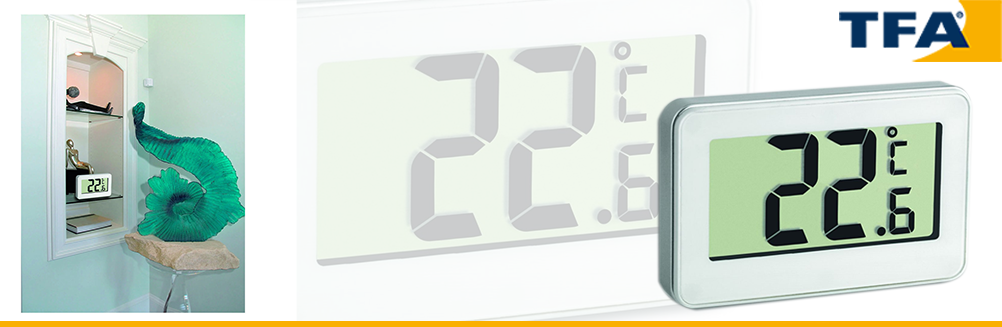 TFA 30.2028.02 Dijital Buzdolabı Termometresi -20 °C ... +50 °C 