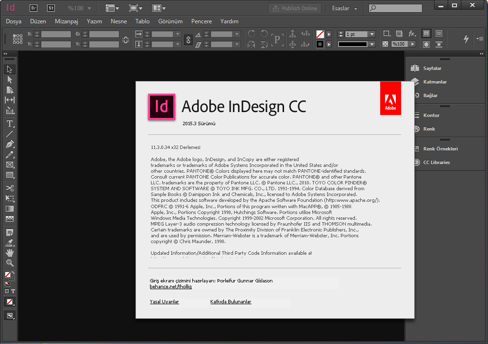 Adobe InDesign CC 2015.3 Final TR | Katılımsız