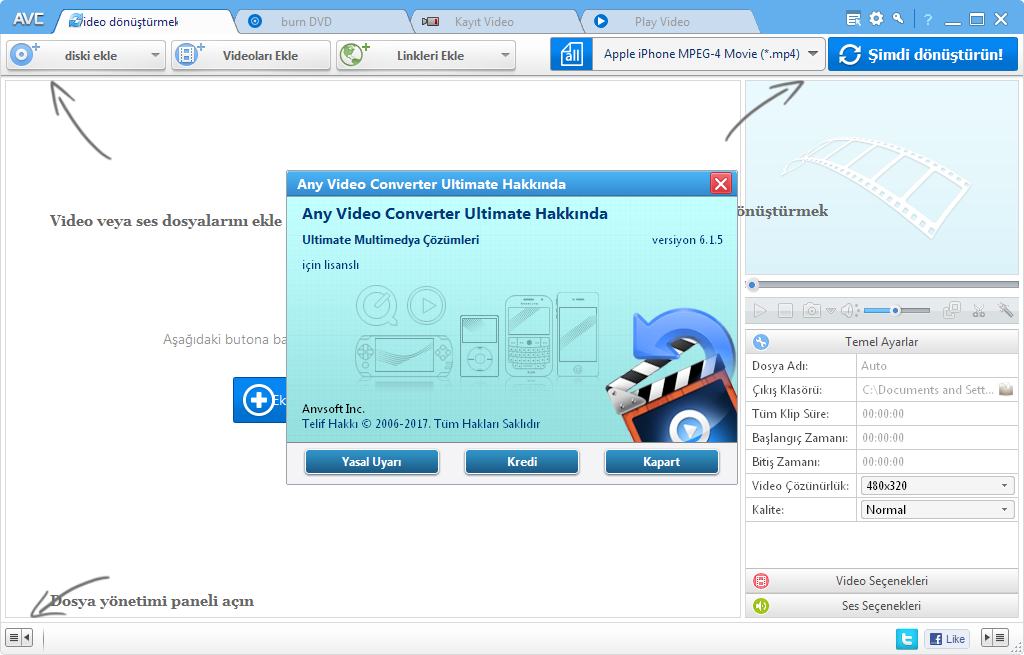 Any Video Converter Ultimate 6.1.5 | Katılımsız