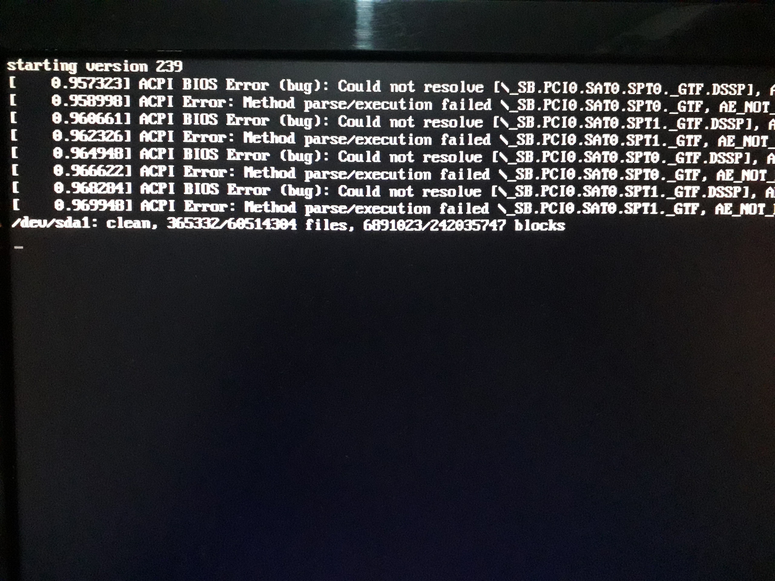 Bios error could not resolve symbol