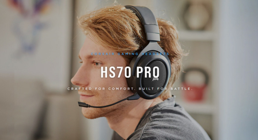Corsair HS70 Pro Carbon CA-9011211-EU Kablosuz Gaming Kulaklık