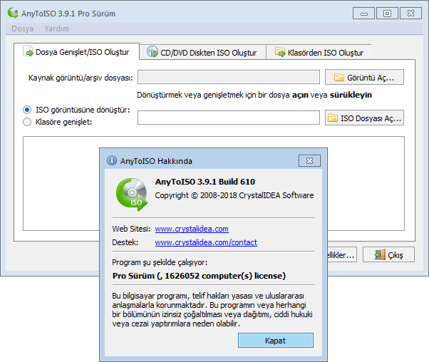 AnyToISO Professional 3.9.3 Build 631 | Katılımsız