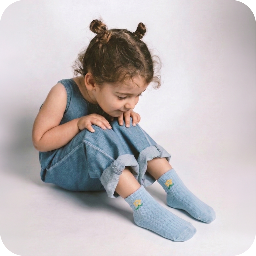 2 Pairs Newborn Socks Collection