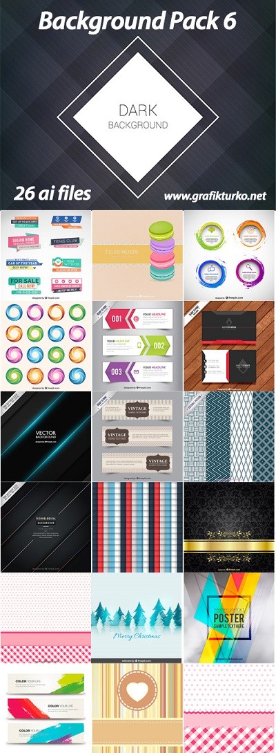 Background Vector Pack 6