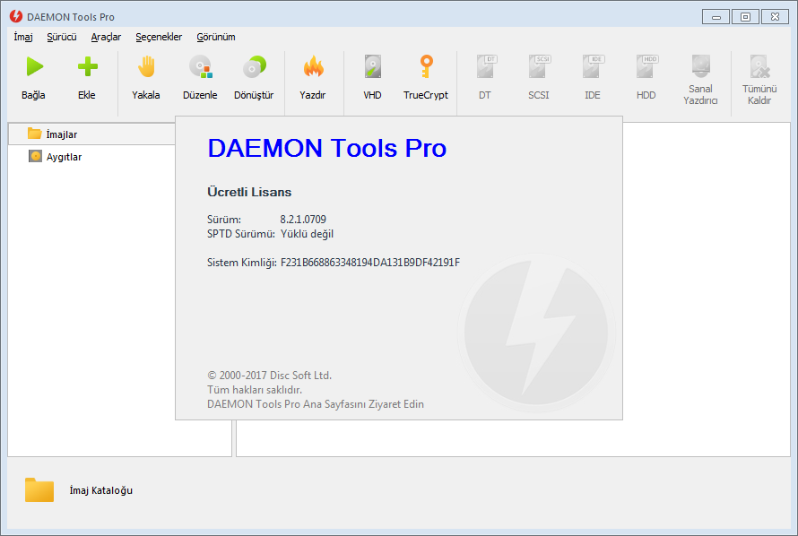 DAEMON Tools Pro Advanced 8.2.1.0709 | Katılımsız