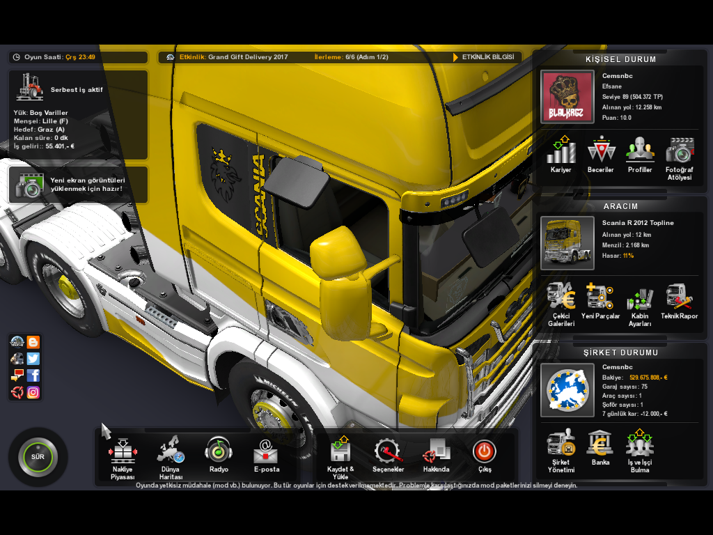 Ets2 Kasma Sorunu World Of Trucks Multiplayer Türkiye 5710