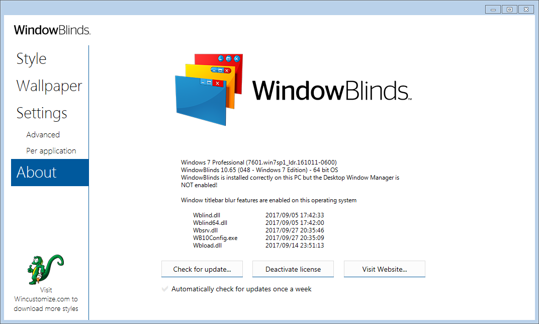 Stardock WindowBlinds 10.65 | Katılımsız